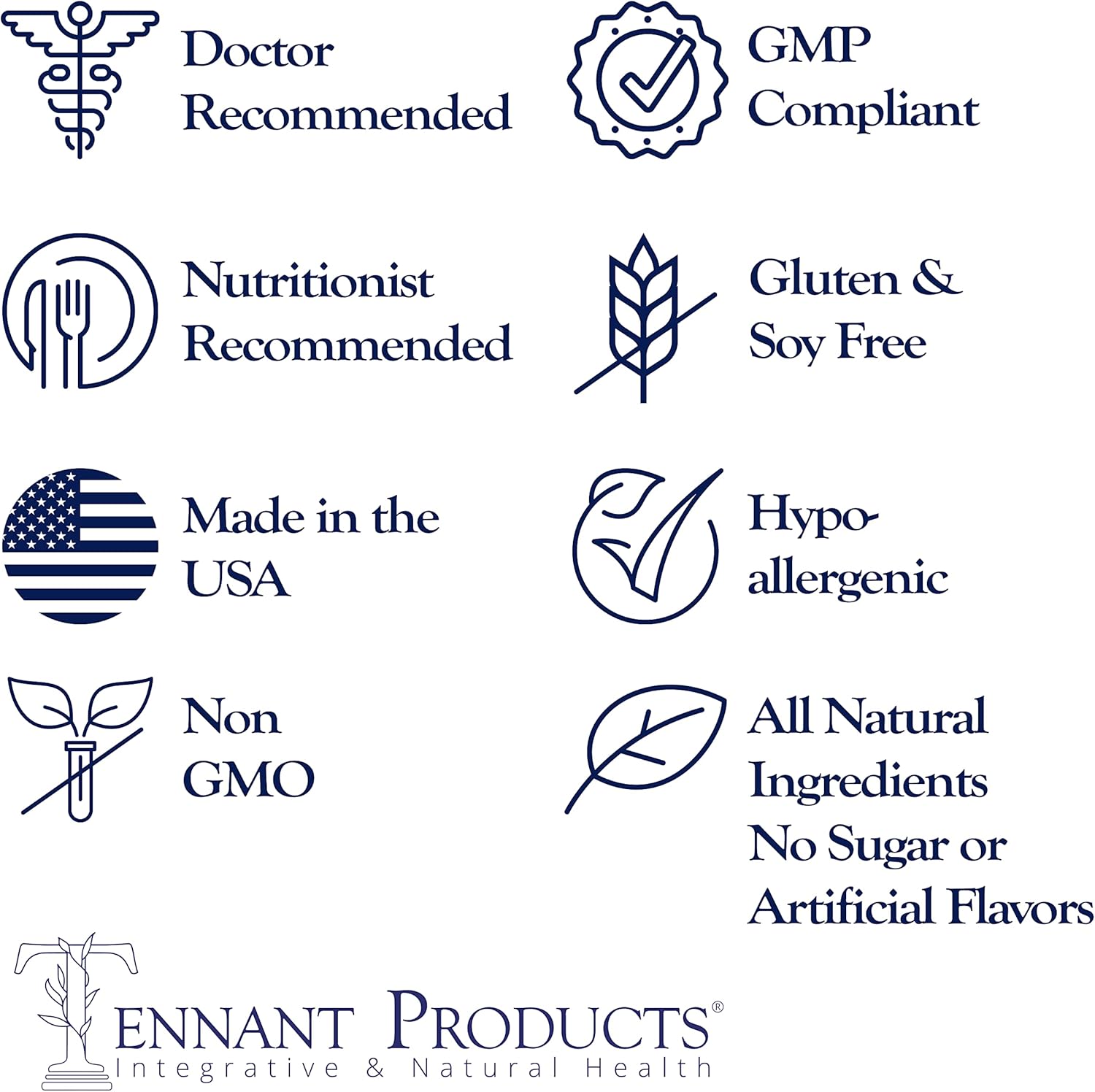 Dr. Tennant's Time-Release Probiotic Formula with Prebiotics - 30 Billion CFUs - Acid-Resistant Vegan Capsules - Gluten and Dairy-Free - No Refrigeration