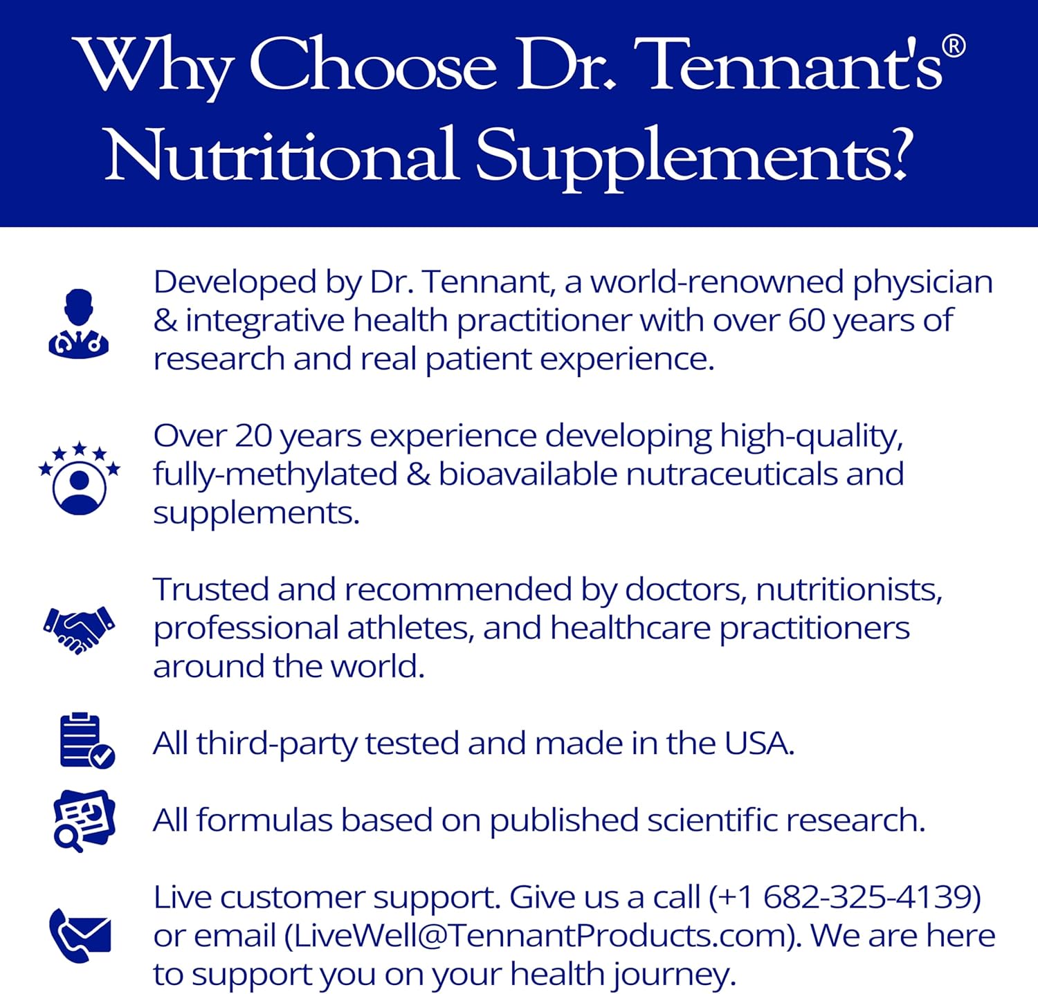 Dr. Tennant's Time-Release Probiotic Formula with Prebiotics - 30 Billion CFUs - Acid-Resistant Vegan Capsules - Gluten and Dairy-Free - No Refrigeration