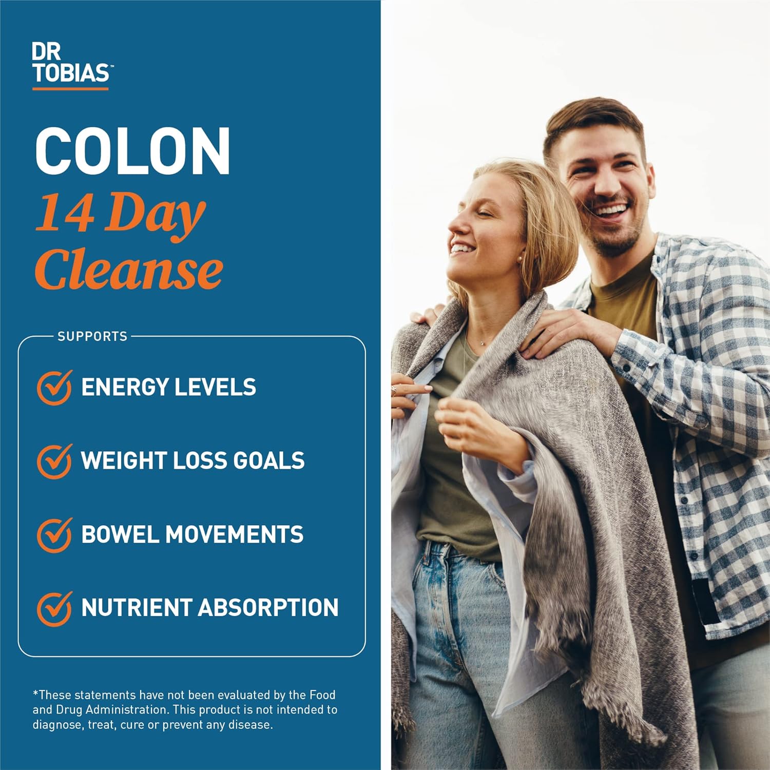 Dr. Tobias Saw Palmetto & Colon Cleanse for Gut & Urinary Health - Non-GMO, 14 Day Cleanse for Men and Women