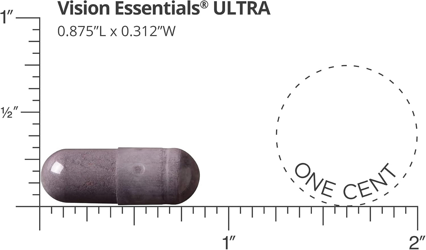 Dr. Whitaker's Vision Essentials Ultra: Complete Daily Support for Macula & Retina, Eye Strain, Ocular Pressure, Digital Fatigue & Mood