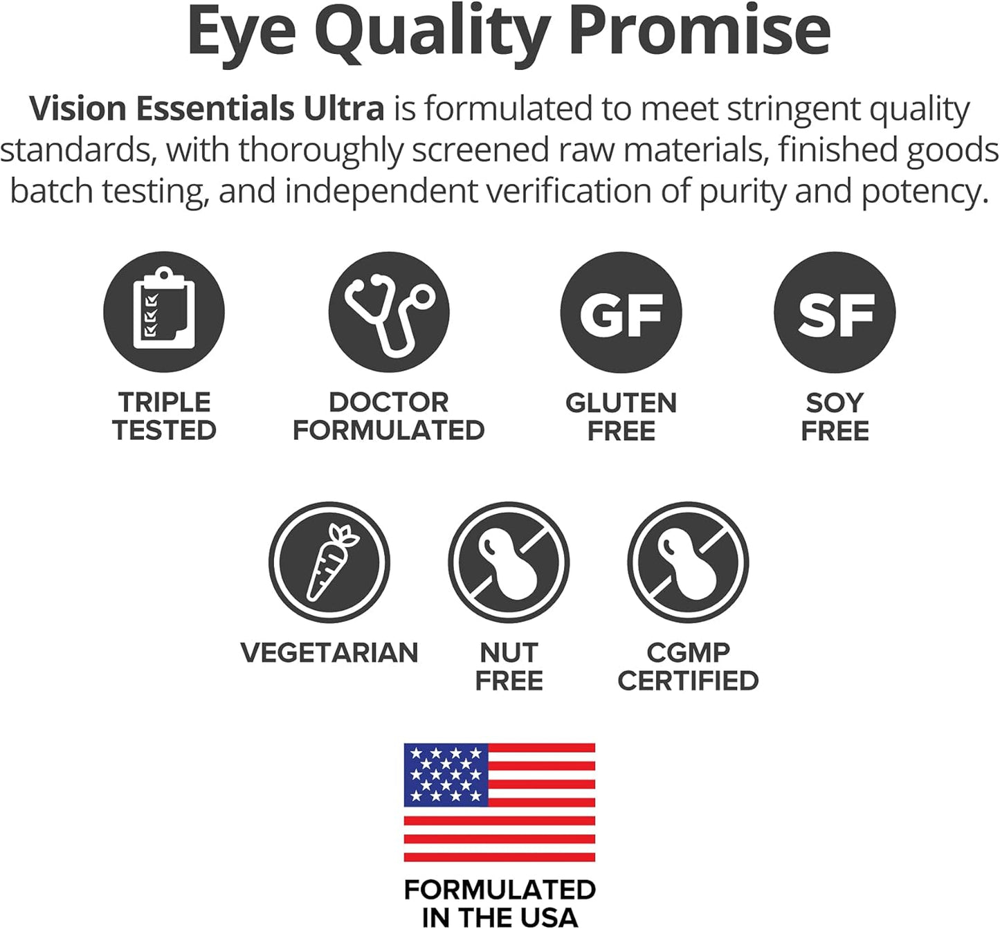 Dr. Whitaker's Vision Essentials Ultra: Complete Daily Support for Macula & Retina, Eye Strain, Ocular Pressure, Digital Fatigue & Mood