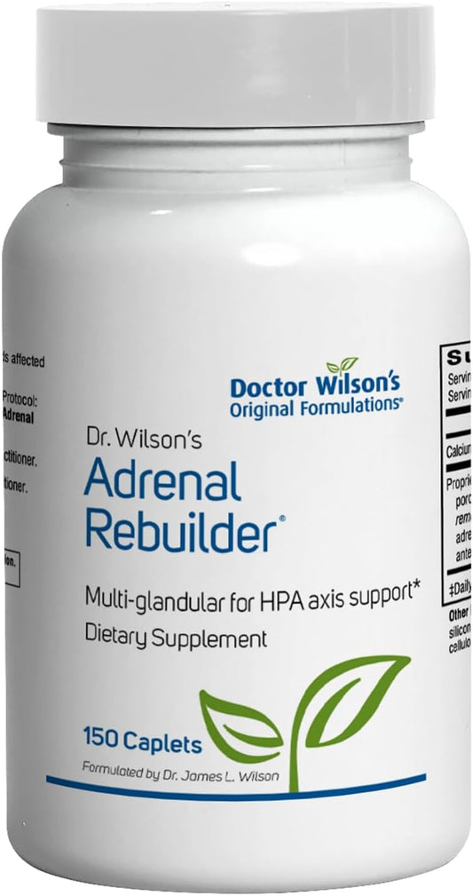 Dr. Wilson's Adrenal Rebuilder 150 Caplets with Adrenal Cortex for HPA Axis Support