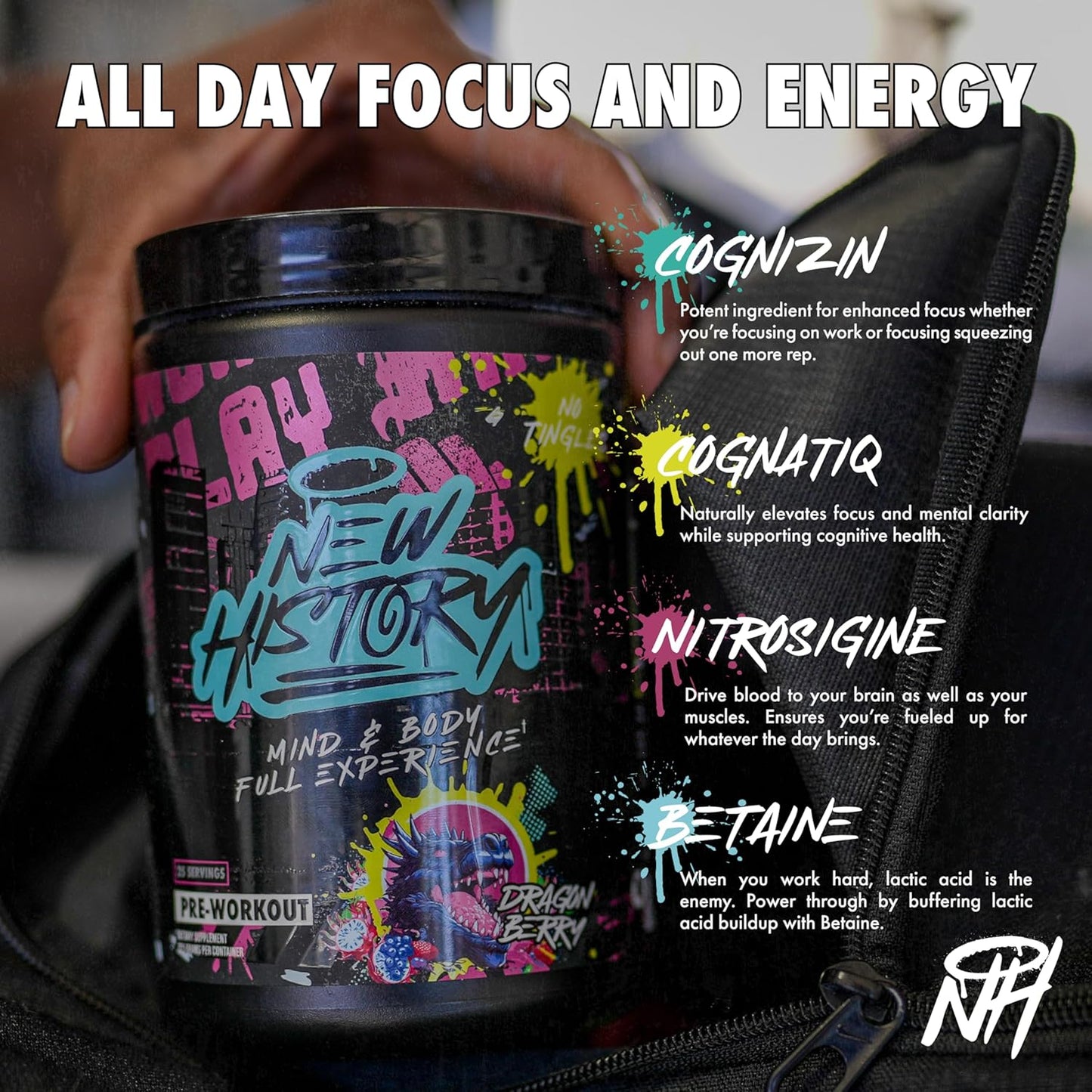 Dragon Berry Pre-Workout Supplement for Enhanced Physical and Mental Performance - 25 Servings