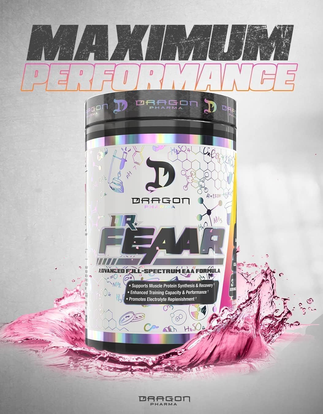 Dragon Pharma Dr. FEAAR EAA Matrix for Muscle Protein Synthesis and Recovery (30 Servings, Apple Juice)