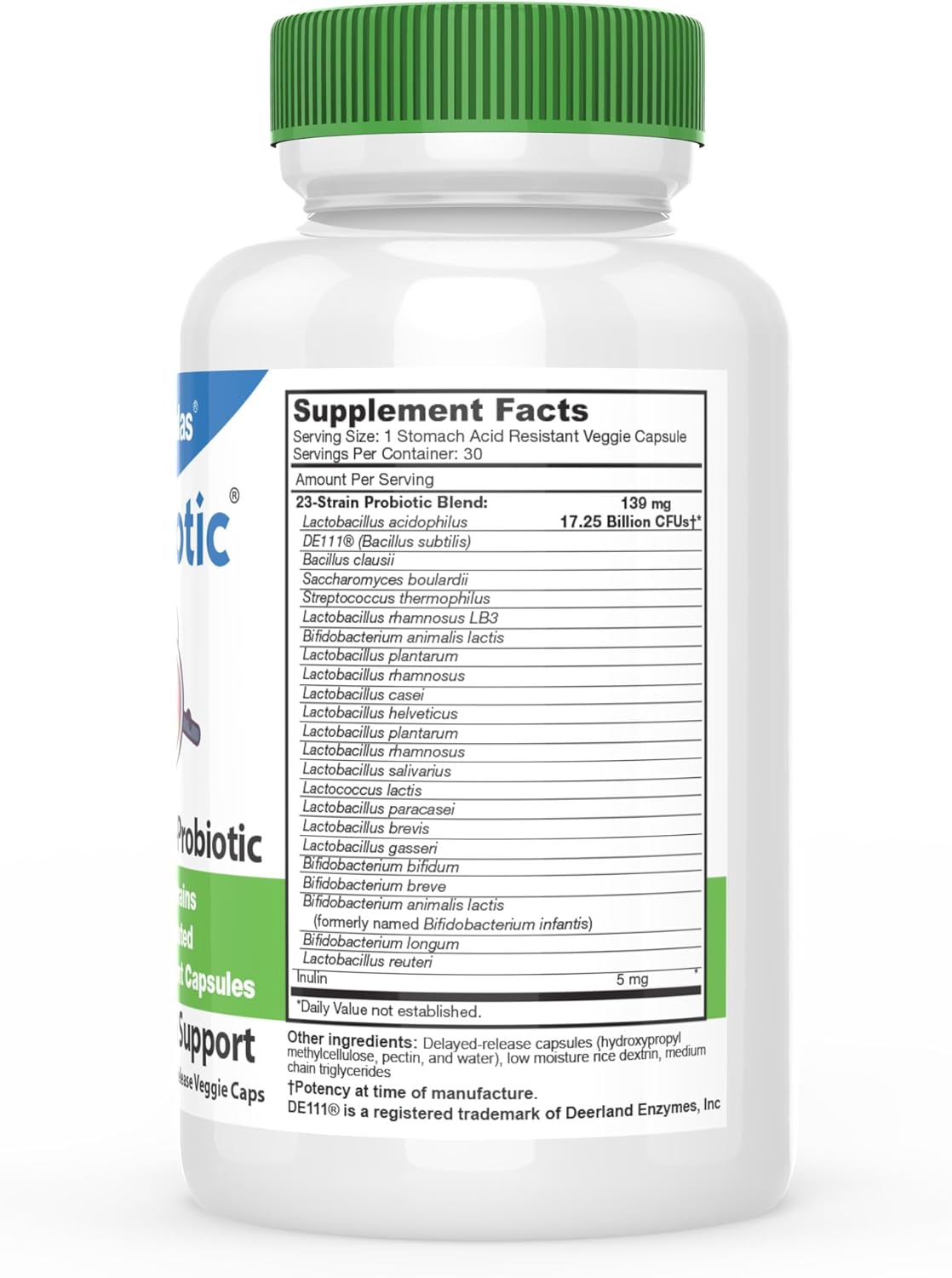 DrFormulas Nexabiotic 23 Multi Probiotic with 17.25 Billion CFUs - Formulated for Women and Men with Key Probiotic Strains