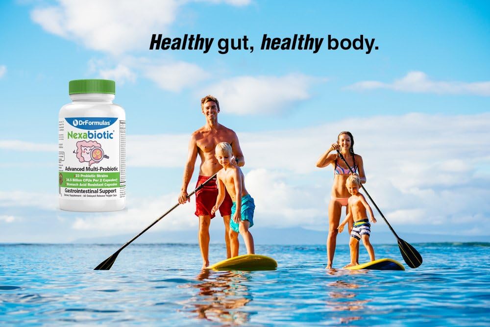 DrFormulas Nexabiotic 23 Multi Probiotic with 17.25 Billion CFUs - Formulated for Women and Men with Key Probiotic Strains