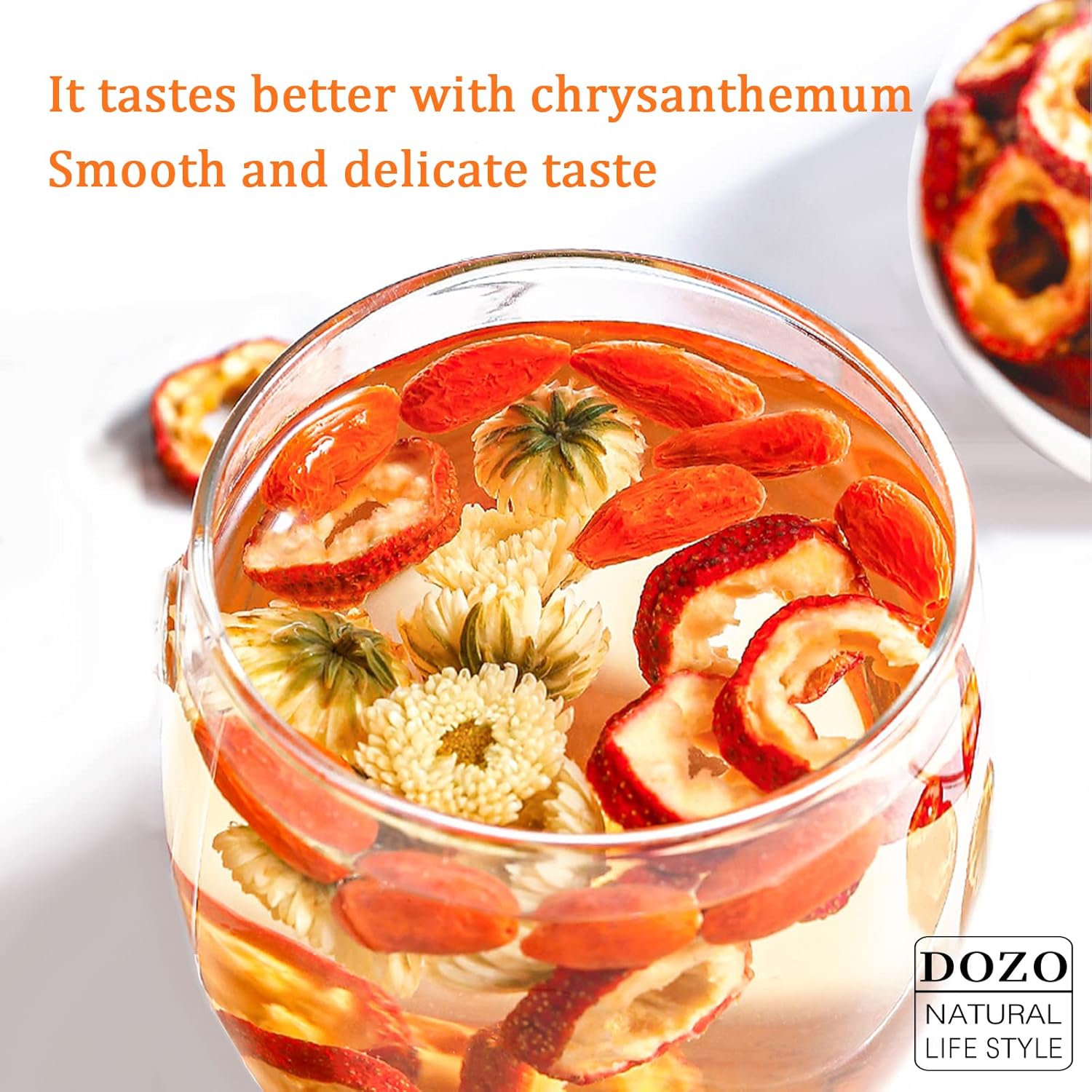 Dried Hawthorn Berries Tea Slices | 8.46oz/240g | Seedless Shanzha | Premium Quality Hawthorn Berry Supplement