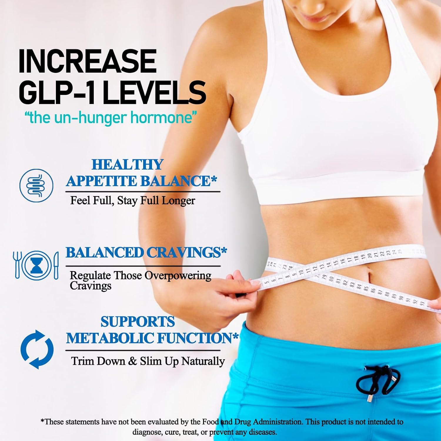 Dual Pack GLP-1 Supplement and Cortisol Detox for Hormone Balance, Metabolism, and Digestion in Men and Women - Non GMO and Sugar Free - 2 Pack
