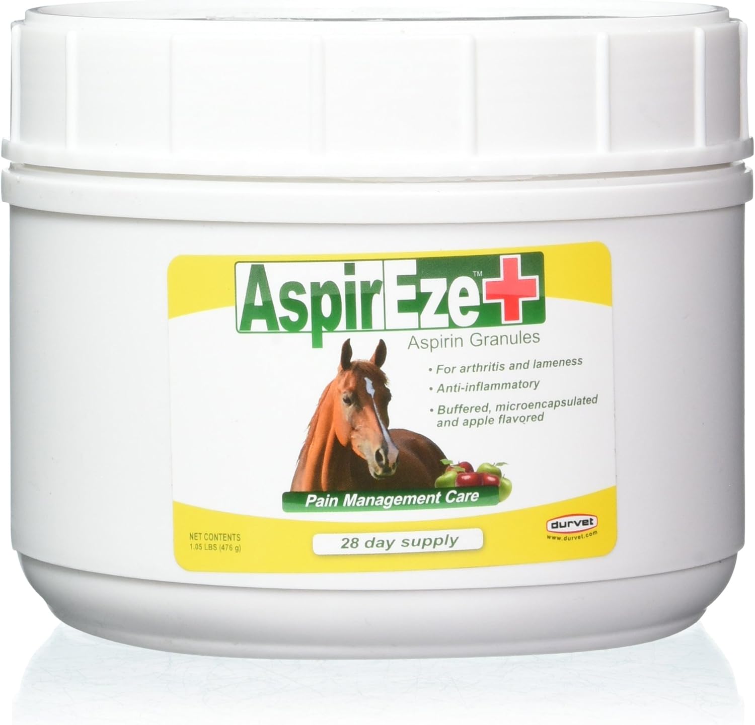 Durvet ASPIR-EZE PLUS 1.04lb - Fast-Acting Pain Relief for Horses and Livestock