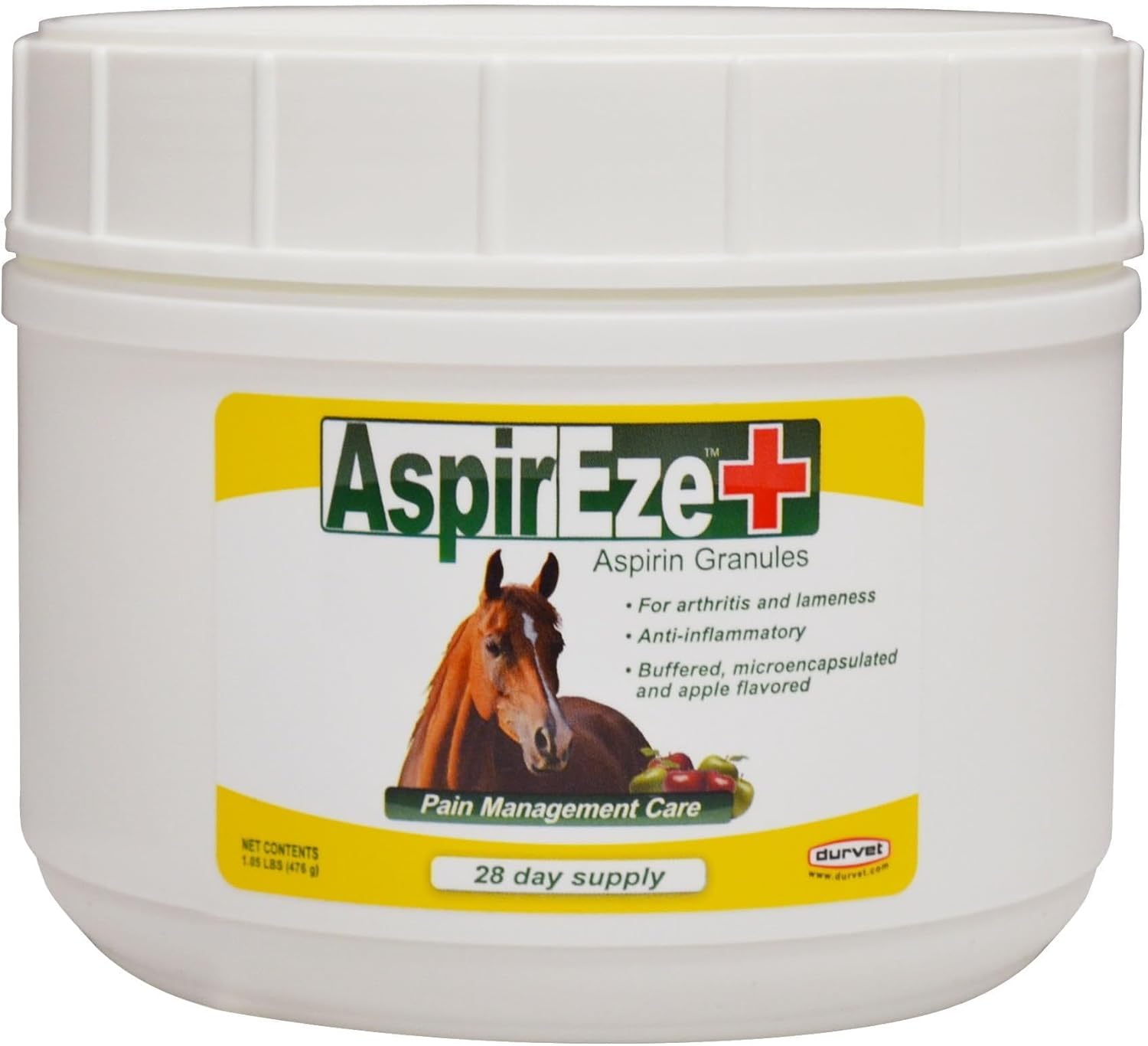 Durvet AspirEze Plus Aspirin Granules 476gm for Pain Relief