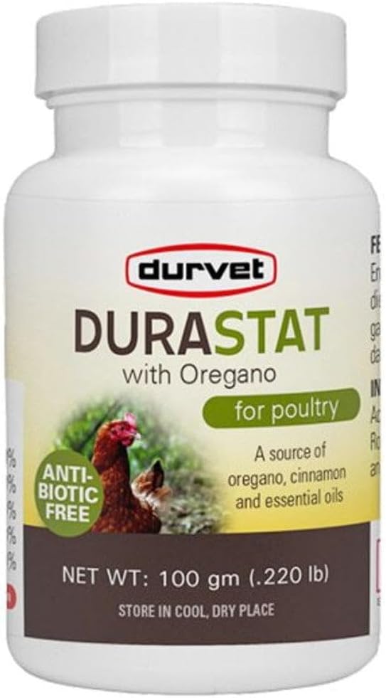 Durvet Healthy Flock Poultry Supplement with Durastat - Improve Your Poultry's Health Today!