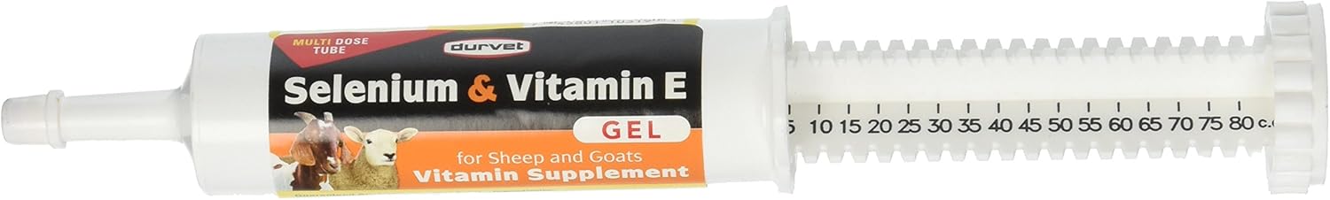 Durvet Sheep and Goat Selenium Vitamin E Gel, 80ml - Pack of 3