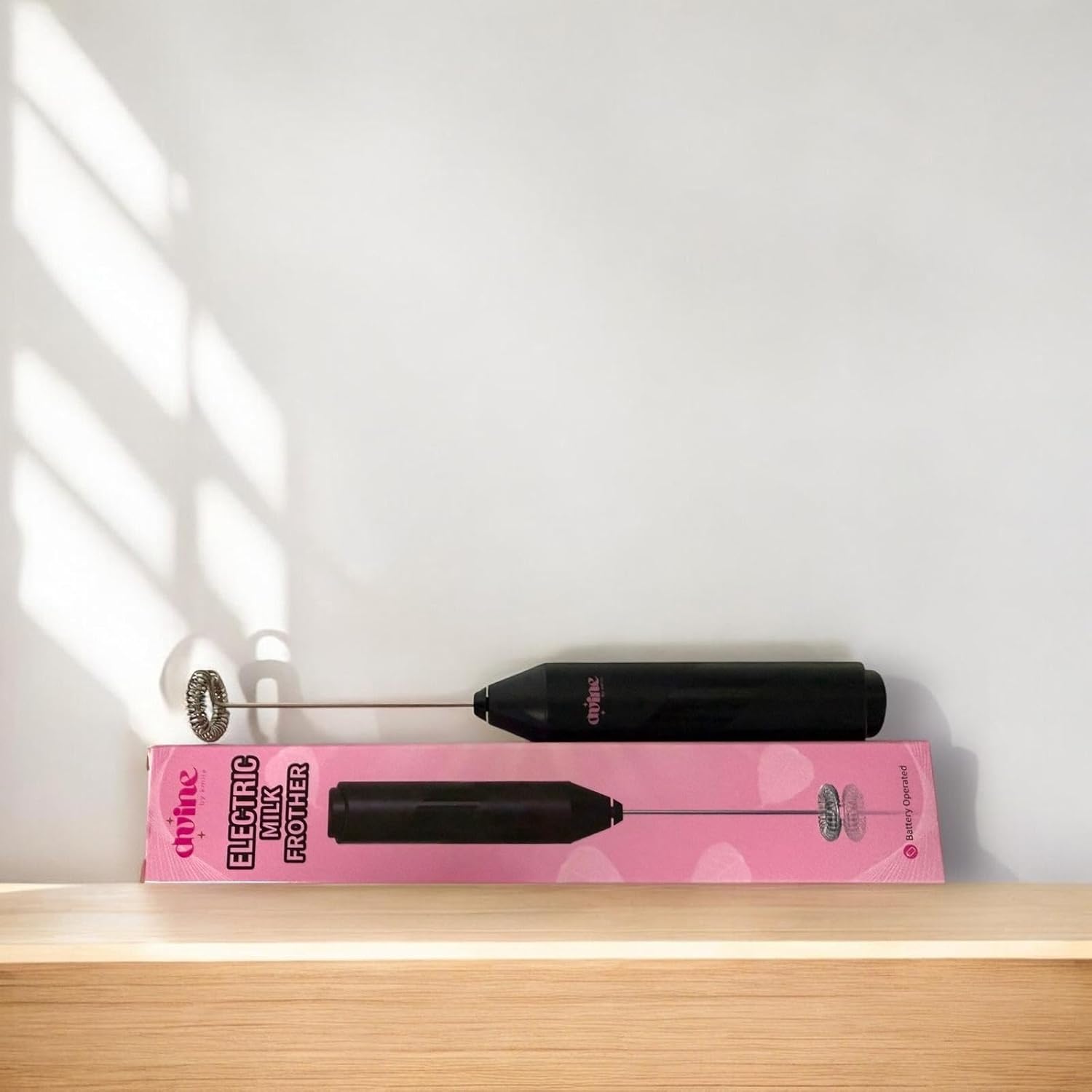 dvine by kmila Collagen Peptides Powder 28 Count with Biotin, Vitamin C & Hyaluronic Acid for Skin, Hair, Nail & Joint Support + Free Milk Frother