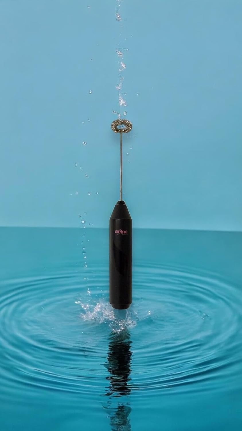 dvine by kmila Collagen Peptides Powder 28 Count with Biotin, Vitamin C & Hyaluronic Acid for Skin, Hair, Nail & Joint Support + Free Milk Frother