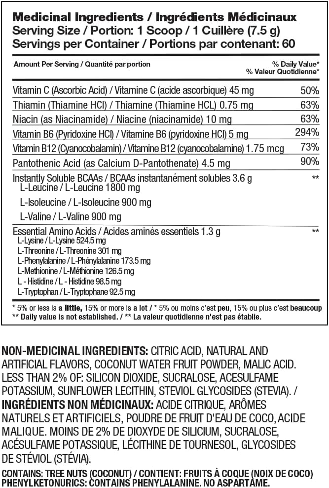 Dymatize All9 Amino Orange Cranberry: 30 Servings, 7.2g BCAAs, 10g Essential Amino Acids, Muscle Recovery