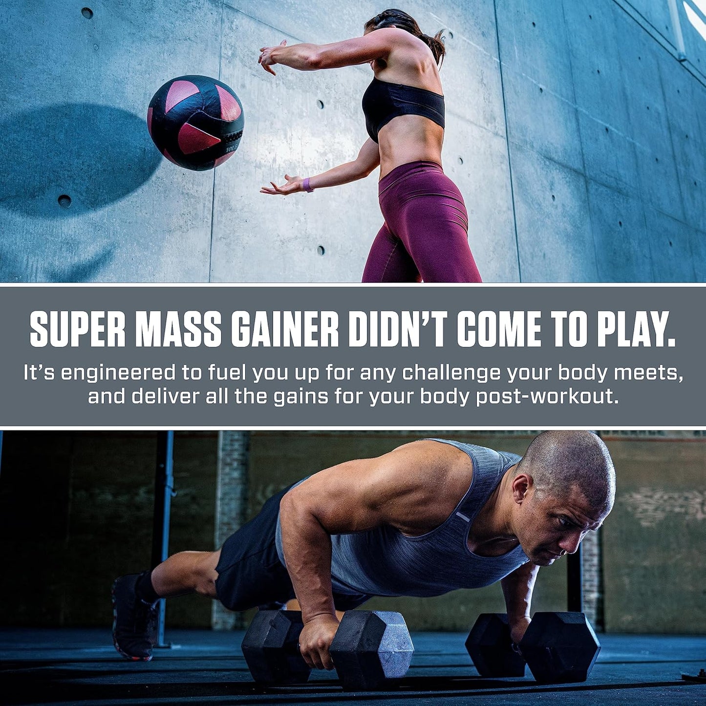 Dymatize Super Mass Gainer Protein Powder, 1280 Calories, 52g Protein, 10.7g BCAAs, Delicious Vanilla Flavor, 6lb Pack - Build Strength and Size Rapidly