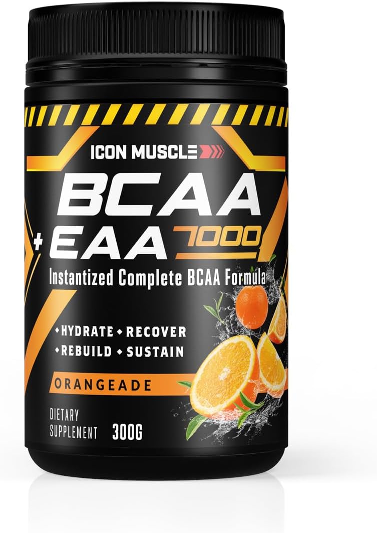 EAA & BCAA Powder for Muscle Recovery and Strength - 30 Servings for Men and Women