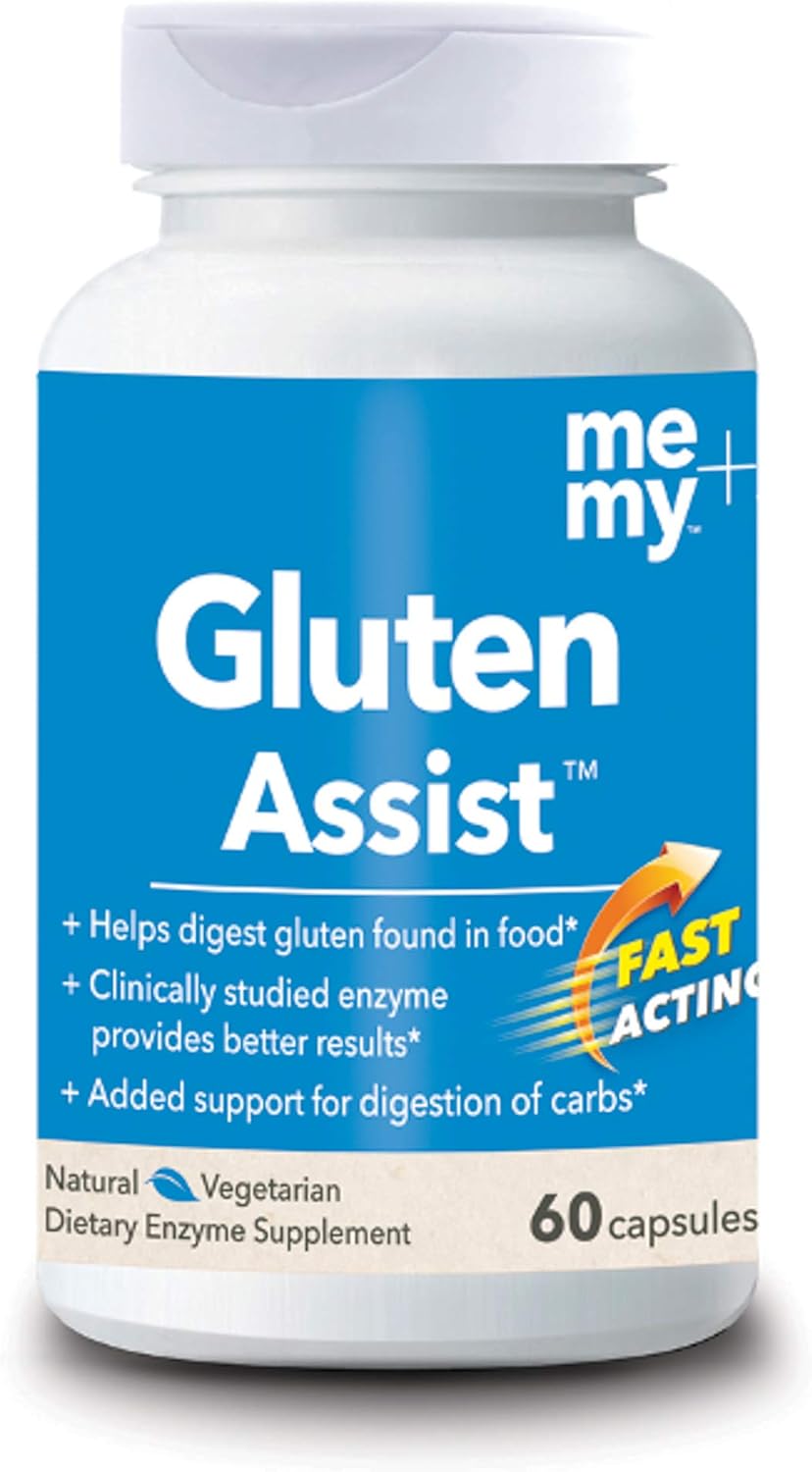Eaasok Me and My - Gluten Assist Capsules, Support for Gluten-Free Living, 60 Count
