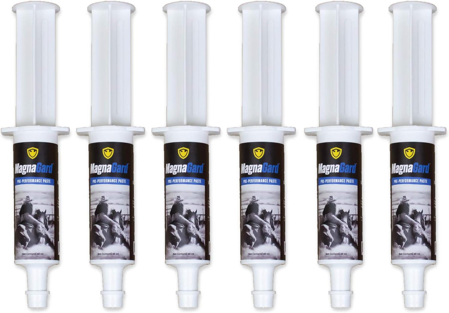 Eagle Equine MagnaGard Pre-Performance Calming Paste - Natural Gastric Support for Horses (6 Pack)