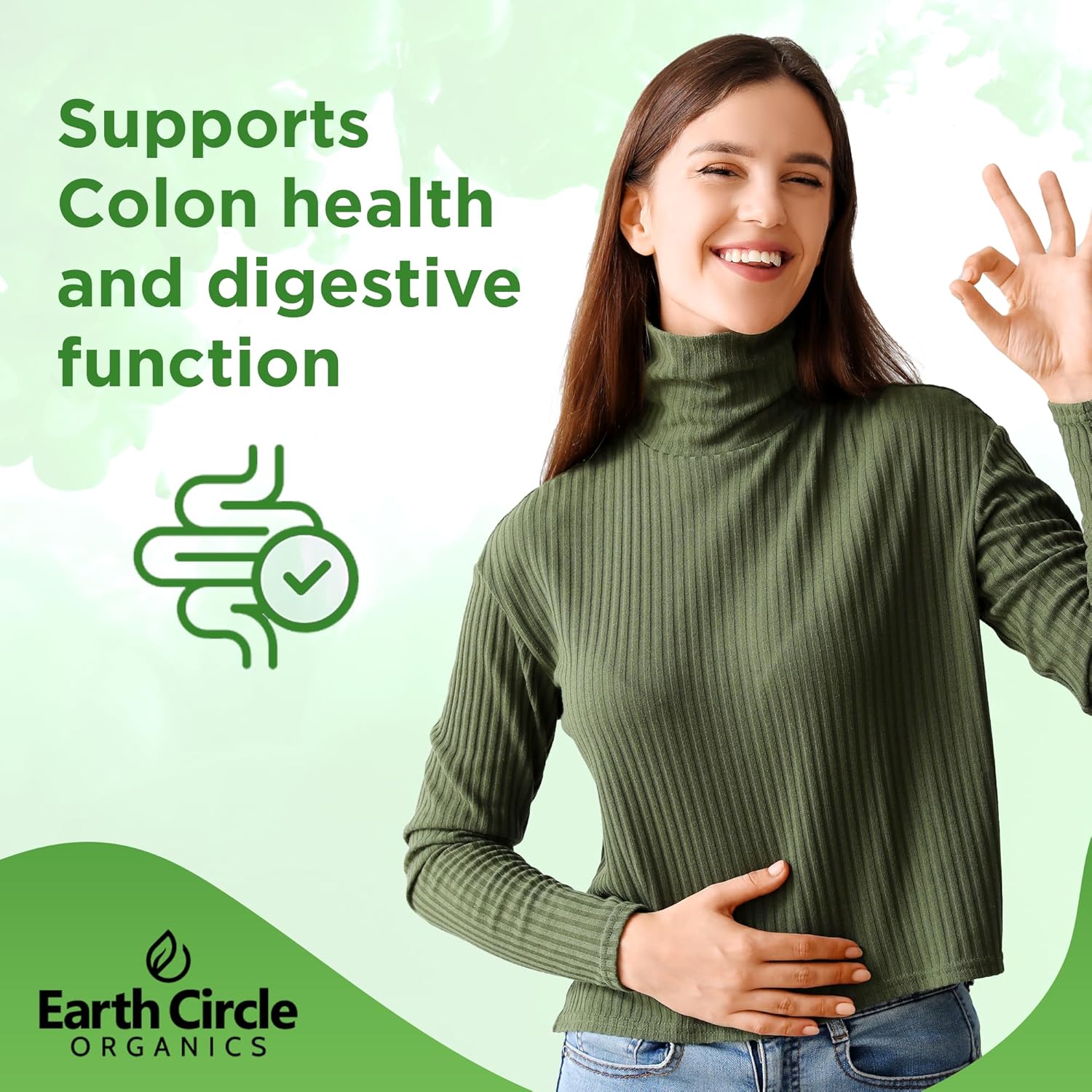 Earth Circle Organics Chlorella Powder 4oz (3 Pack) - Organic Broken Cell Wall Green Algae with High Protein & Amino Acids