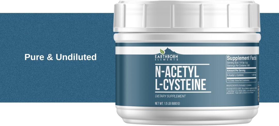 Earthborn Elements N-Acetyl L-Cysteine 1.5 lb Tub - Dietary Supplement