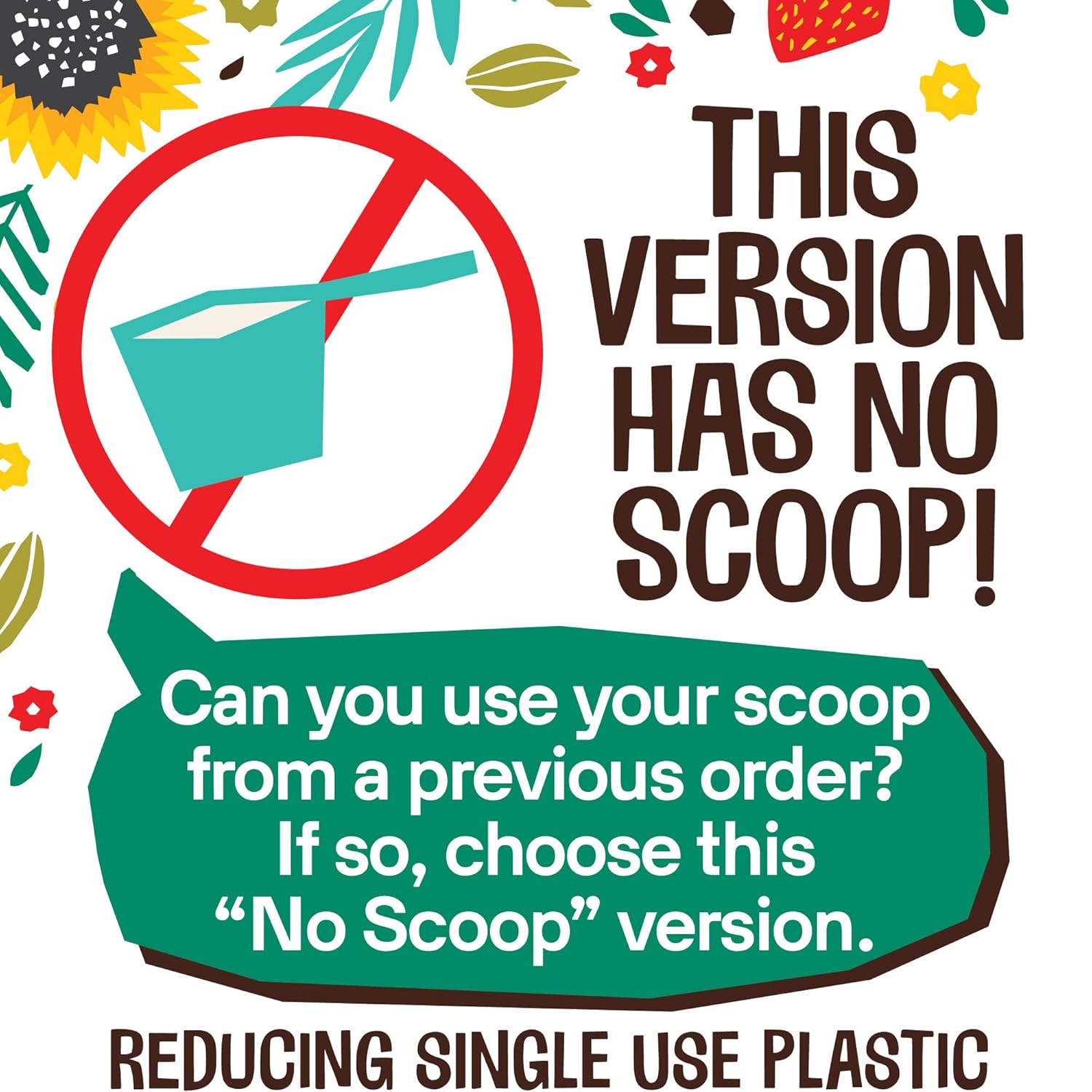 EarthChimp Organic Vegan Protein Powder with Probiotics - Plant Based Protein for Women and Men - Non GMO, Dairy Free, Gluten Free - 52 Servings 64 Oz (Plain & Unsweetened)