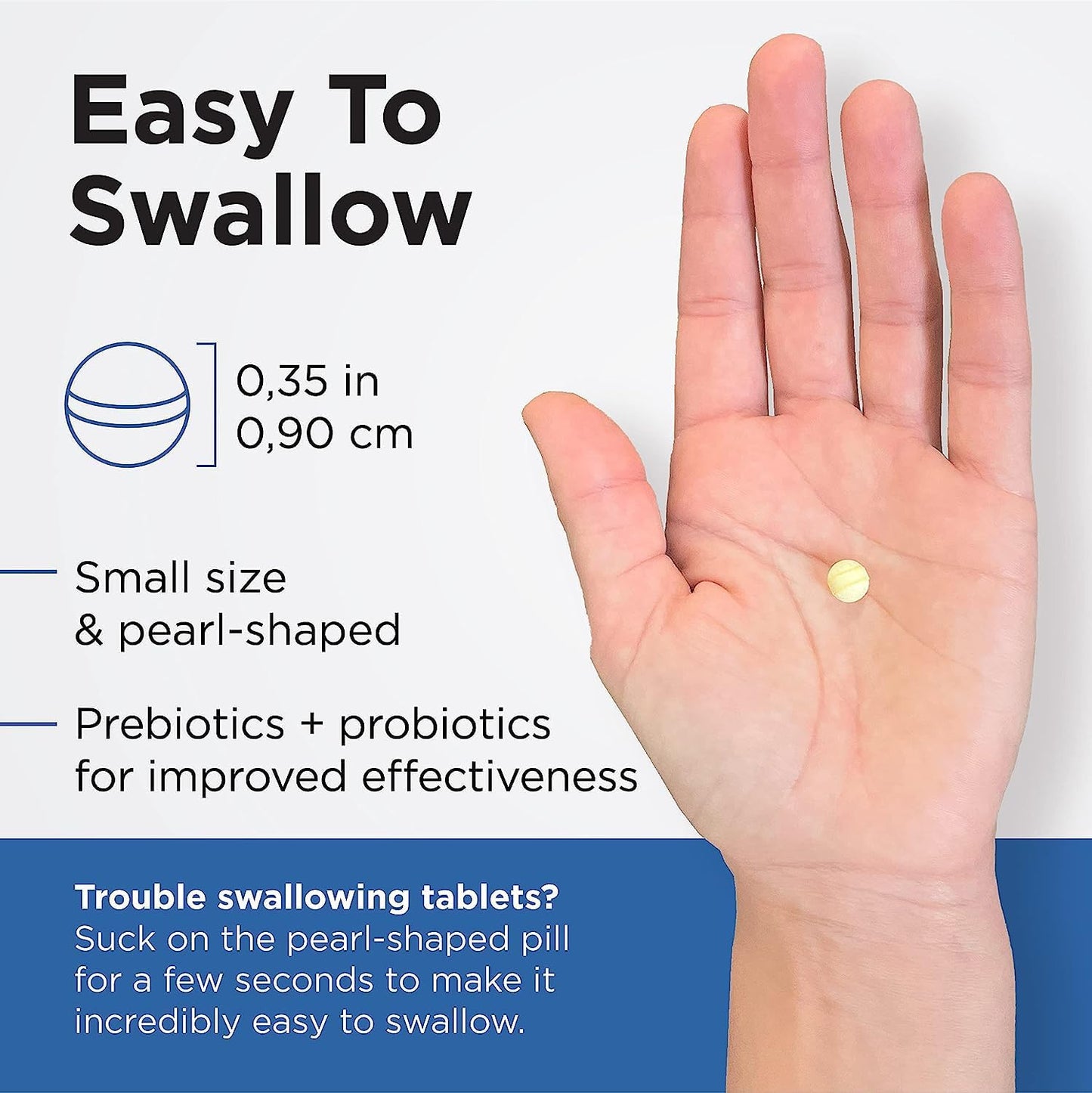 Earth's Pearl Probiotics for Women, Men, Kids - Pearl-Shaped Probiotic & Prebiotics with BIO-Tract®, 4 Billion CFU, Gut Health Support - 60-Day Supply