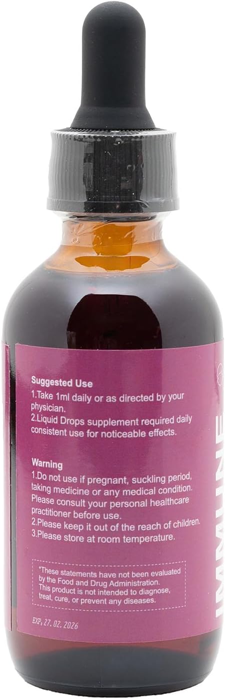 Echinacea Liquid Extract Drops for Rapid Immune Support - 2 Oz Vegan Tincture - Non-GMO, Gluten-Free Immunity Booster