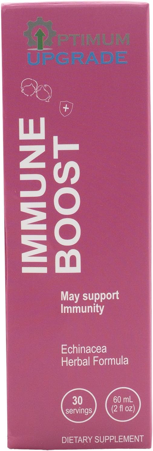 Echinacea Liquid Extract Drops for Rapid Immune Support - 2 Oz Vegan Tincture - Non-GMO, Gluten-Free Immunity Booster