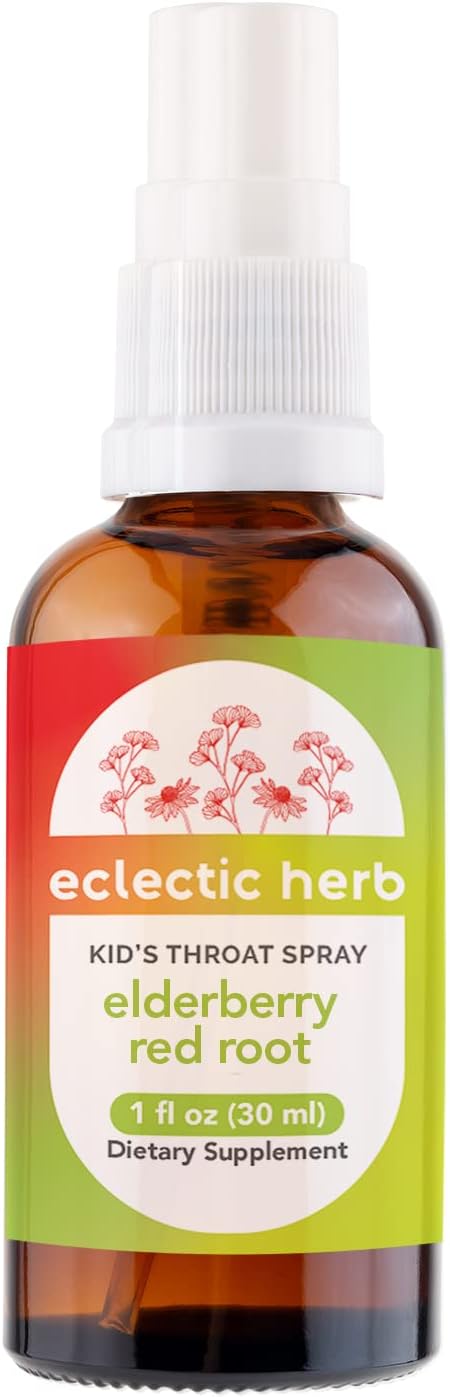 Eclectic Institute Elderberry Red Root Spray, 1 OZ - Organic Immune Support Formula