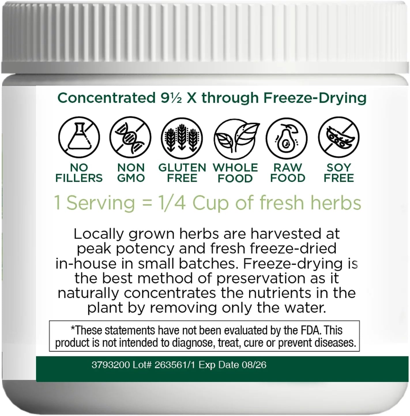 Eclectic Institute HBP Complete Powder - 90g (3.2 oz) - Organic Herbal Blood Pressure Support