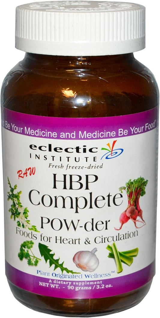 Eclectic Institute HBP Complete Whole Food Powder 3.2 oz (90 g) - Organic High Blood Pressure Support