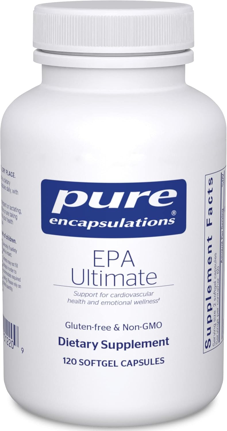 Eco-Friendly EPA Fish Oil Concentrate Softgels - 120 Capsules by Pure Encapsulations