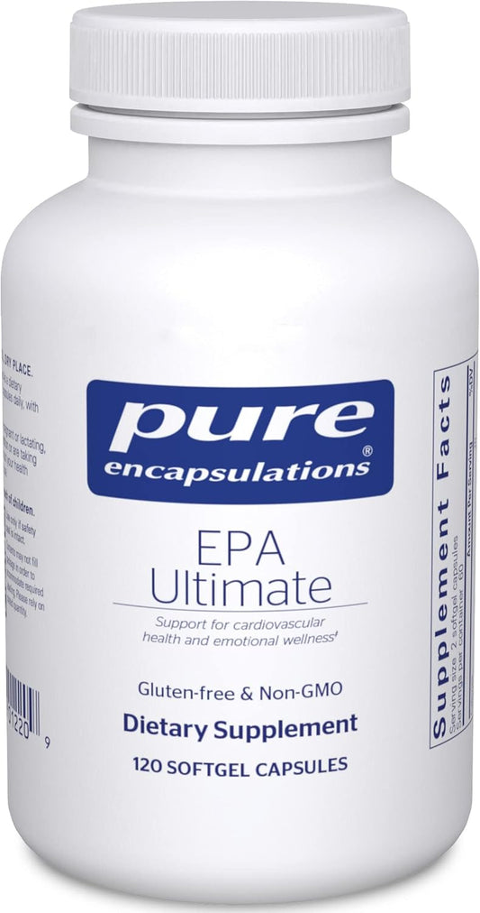 Eco-Friendly EPA Fish Oil Concentrate Softgels - 120 Capsules by Pure Encapsulations