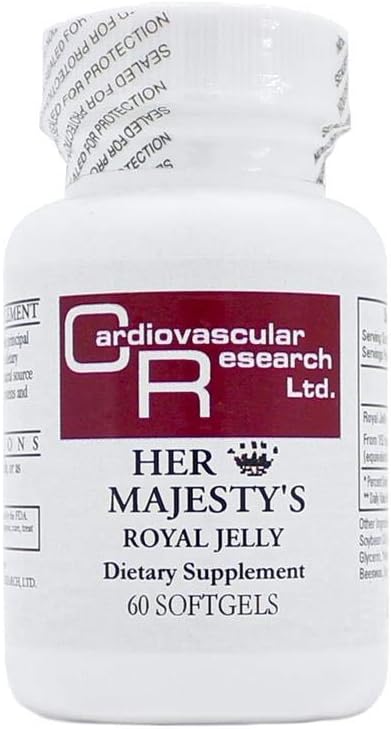 Ecological Formulas Cardiovascular Research Royal Jelly Supplement 500mg - 60 Capsules