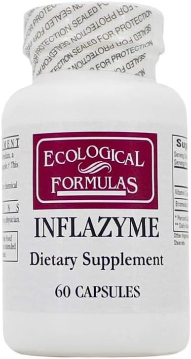 Ecological Formulas Inflazyme White Capsules - 60 Count