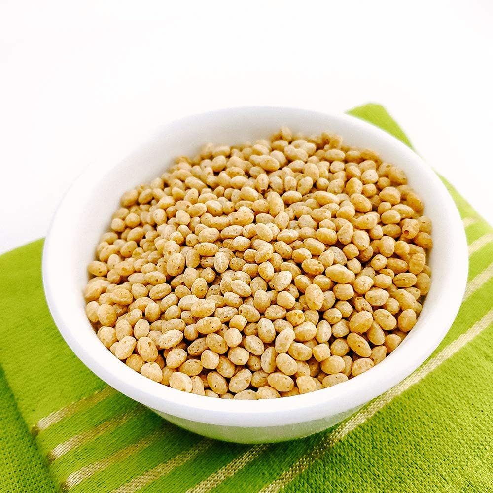 Edamame Soy Protein Puffs: High-Protein, Zero Sugar Isolate Snacks - Non-GMO & Gluten-Free - 3lb Box, 53 Servings - Soy Protein Isolate Puffs