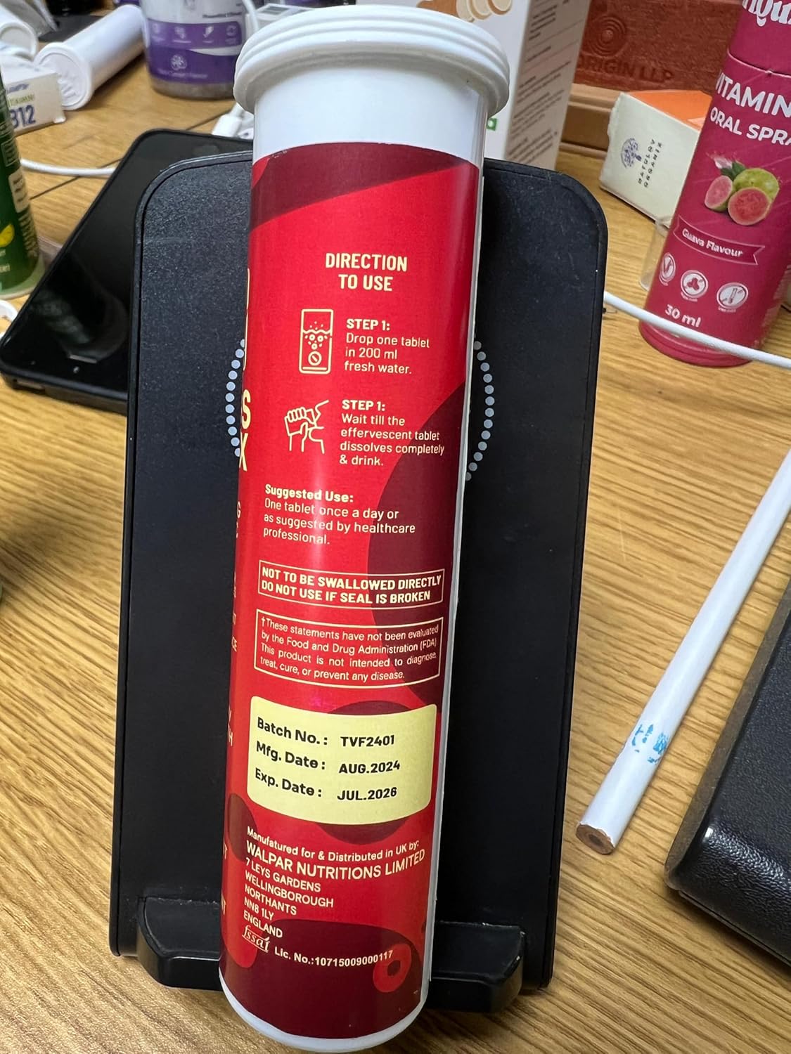 Effervescent NAC Supplement 600mg for Lung Detox & Gym Support - Cola Flavour Tablets for Glutathione Boost - Men & Women's N-Acetyl-Cysteine