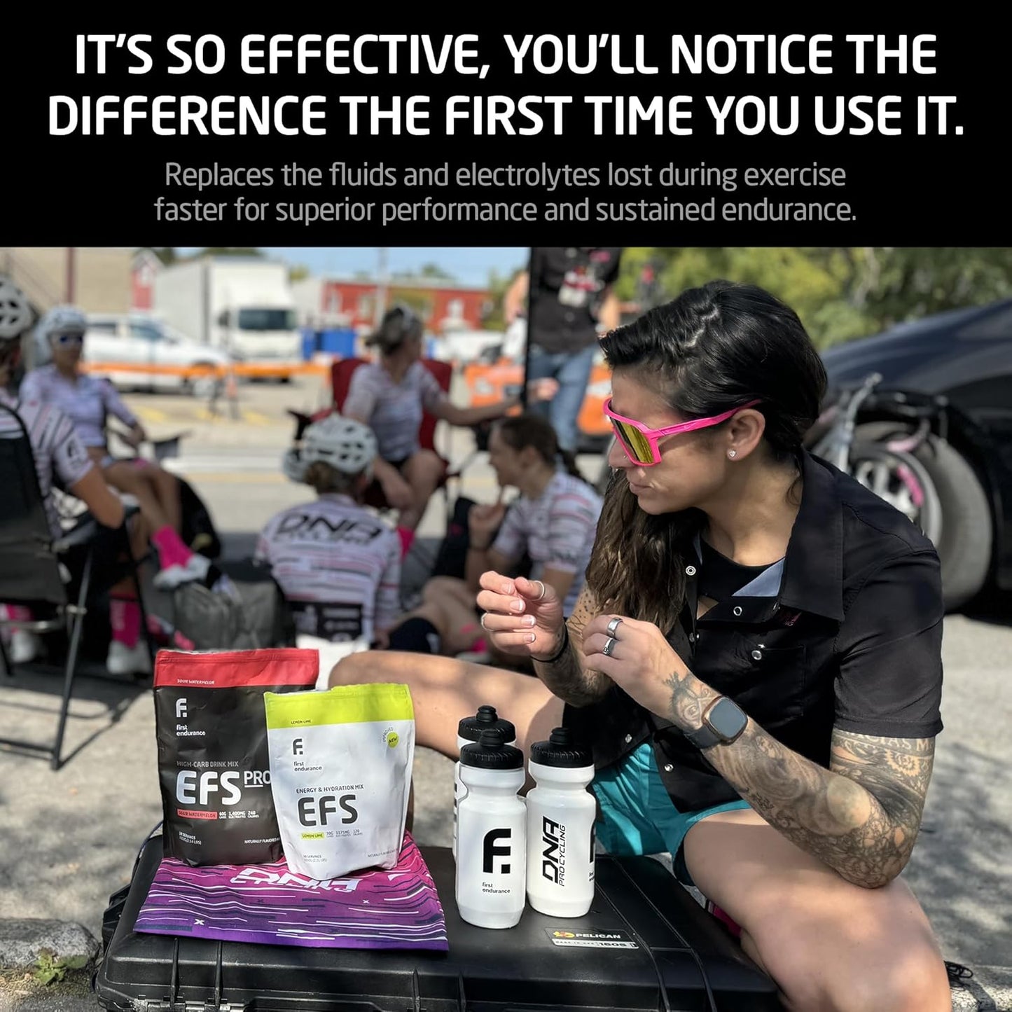 EFS Hydration & Endurance Drink Mix - Premium Carbohydrates for Energy & Performance, Electrolytes for Rapid Rehydration | Isotonic Energy Fuel for Running, Cycling, Triathlon | Fruit Punch