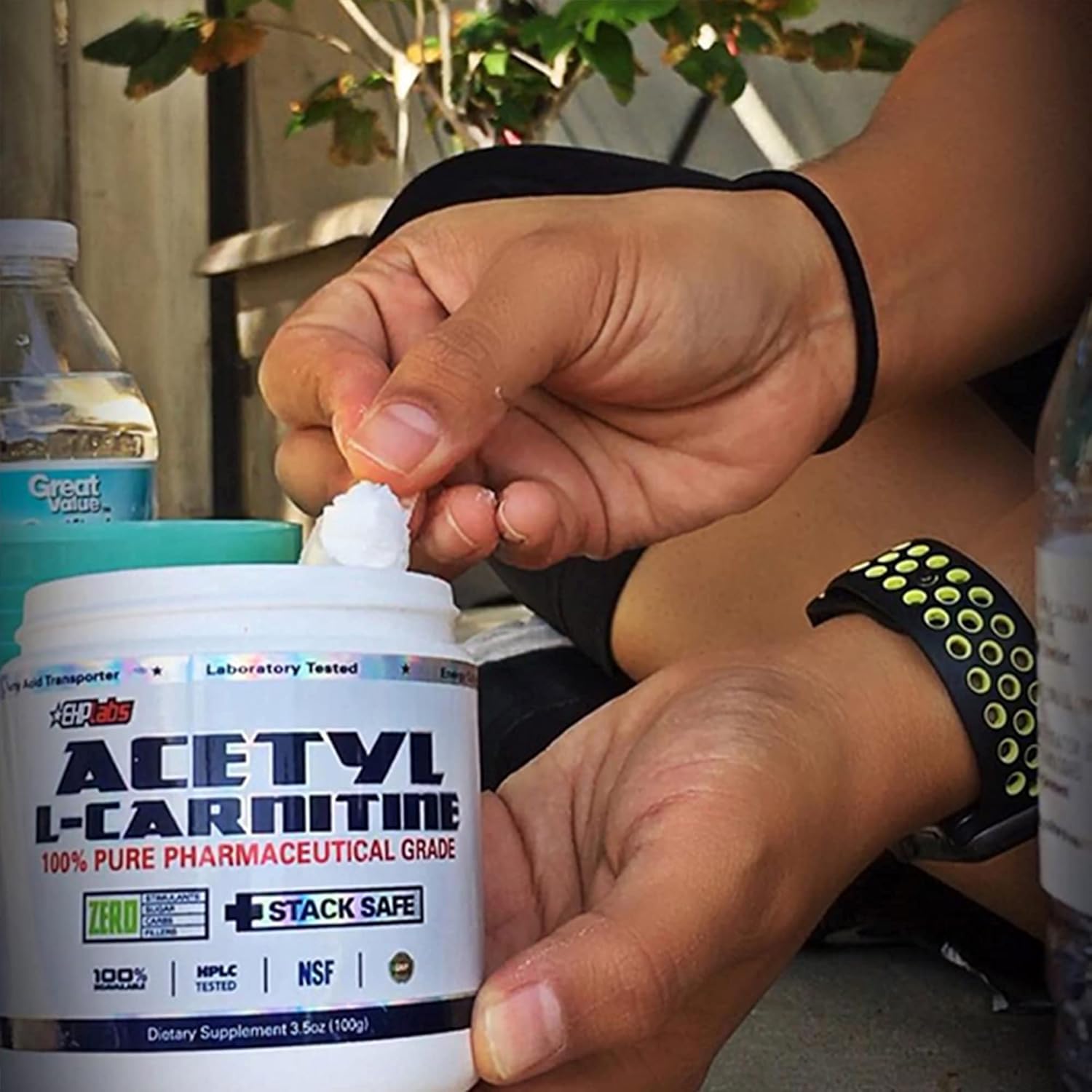 EHP Labs Non-Stim + Acetyl Bundle for Energy, Metabolism, & Brain Function with OxyShred & Acetyl L-Carnitine - Thermogenic Pre Workout & Shredding Supplement