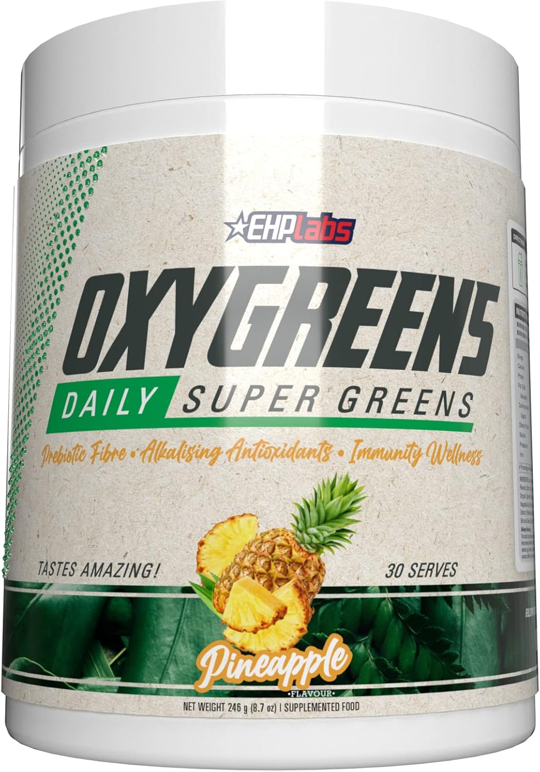EHP Labs OxyShred & OxyGreens Bundle - Thermogenic Pre Workout & Shredding Supplement with Super Greens & Spirulina