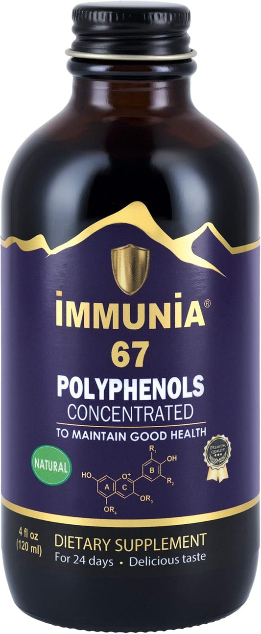 Elderberry Concentrate with 67 Polyphenols - Premium Antioxidant Supplement - 24-Day Supply