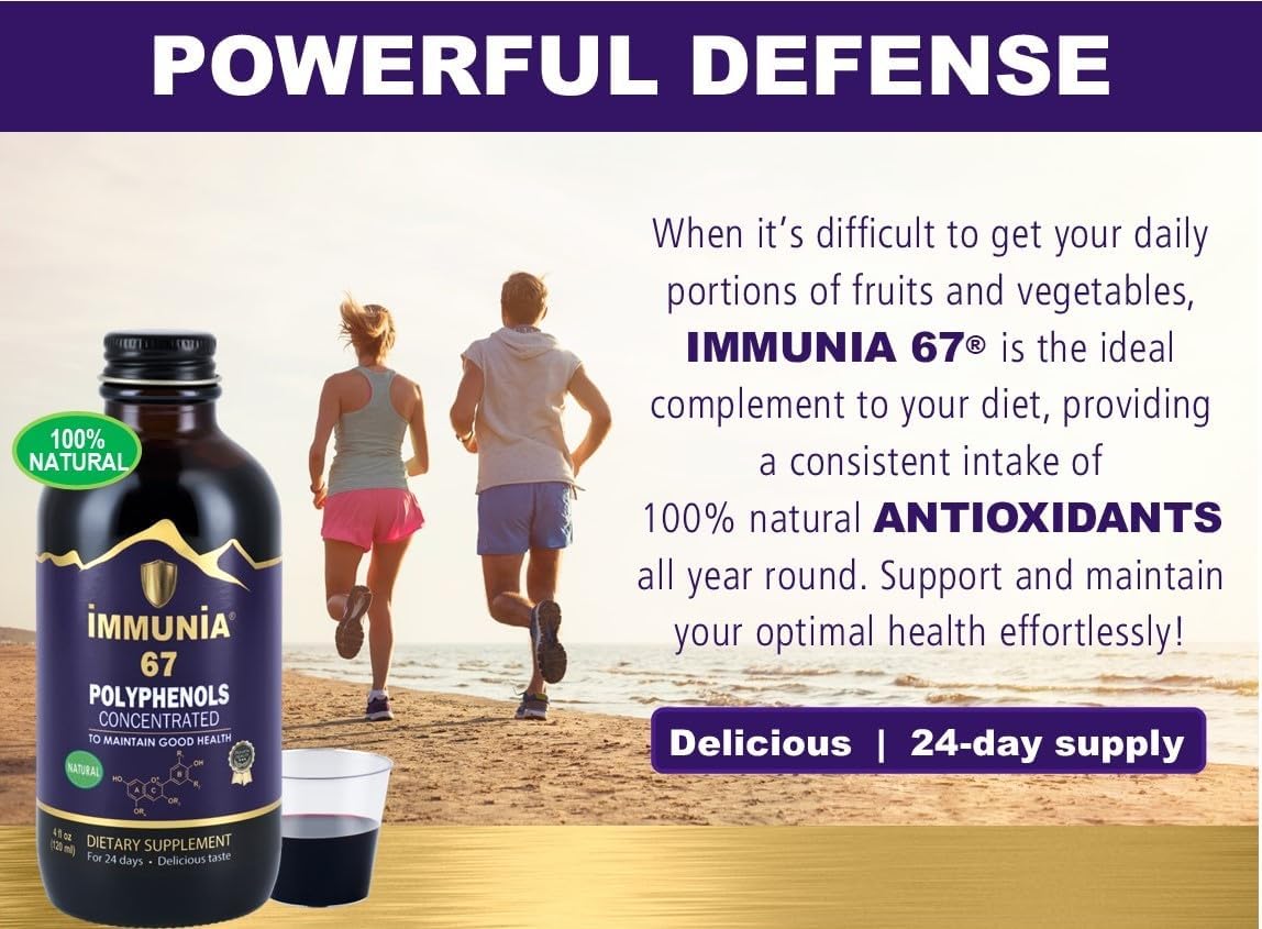 Elderberry Concentrate with 67 Polyphenols - Premium Antioxidant Supplement - 24-Day Supply