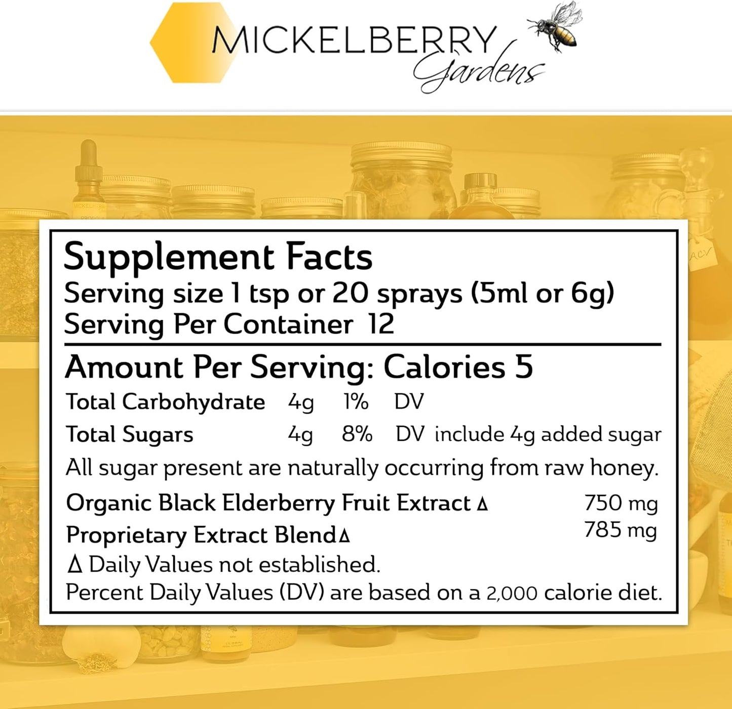 Elderberry Honey Propolis Throat Spray - Natural Immune Support for Kids & Adults - 2oz