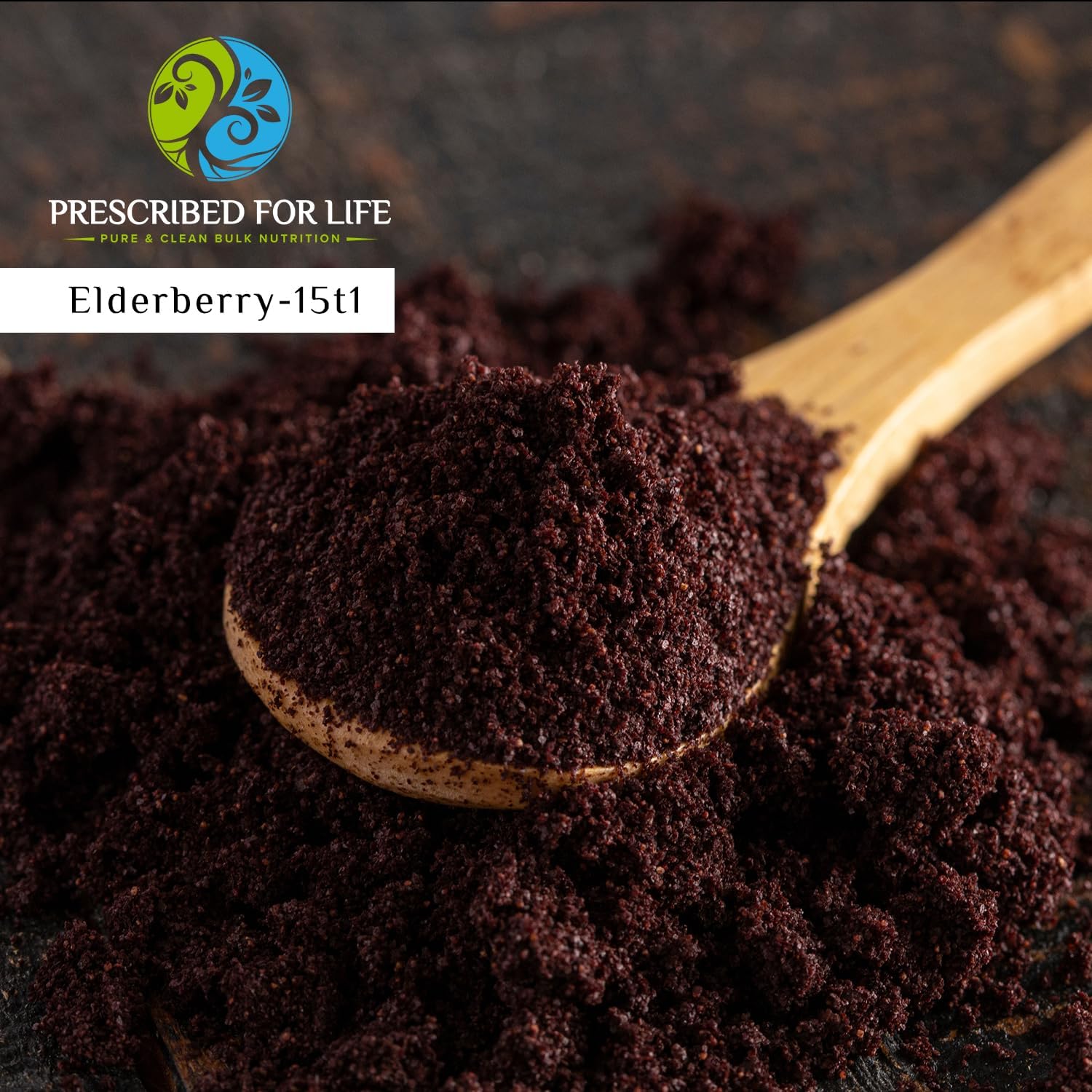Elderberry Powder for Adults - High Vitamin C & Antioxidants, Vegan & Gluten Free - 4oz