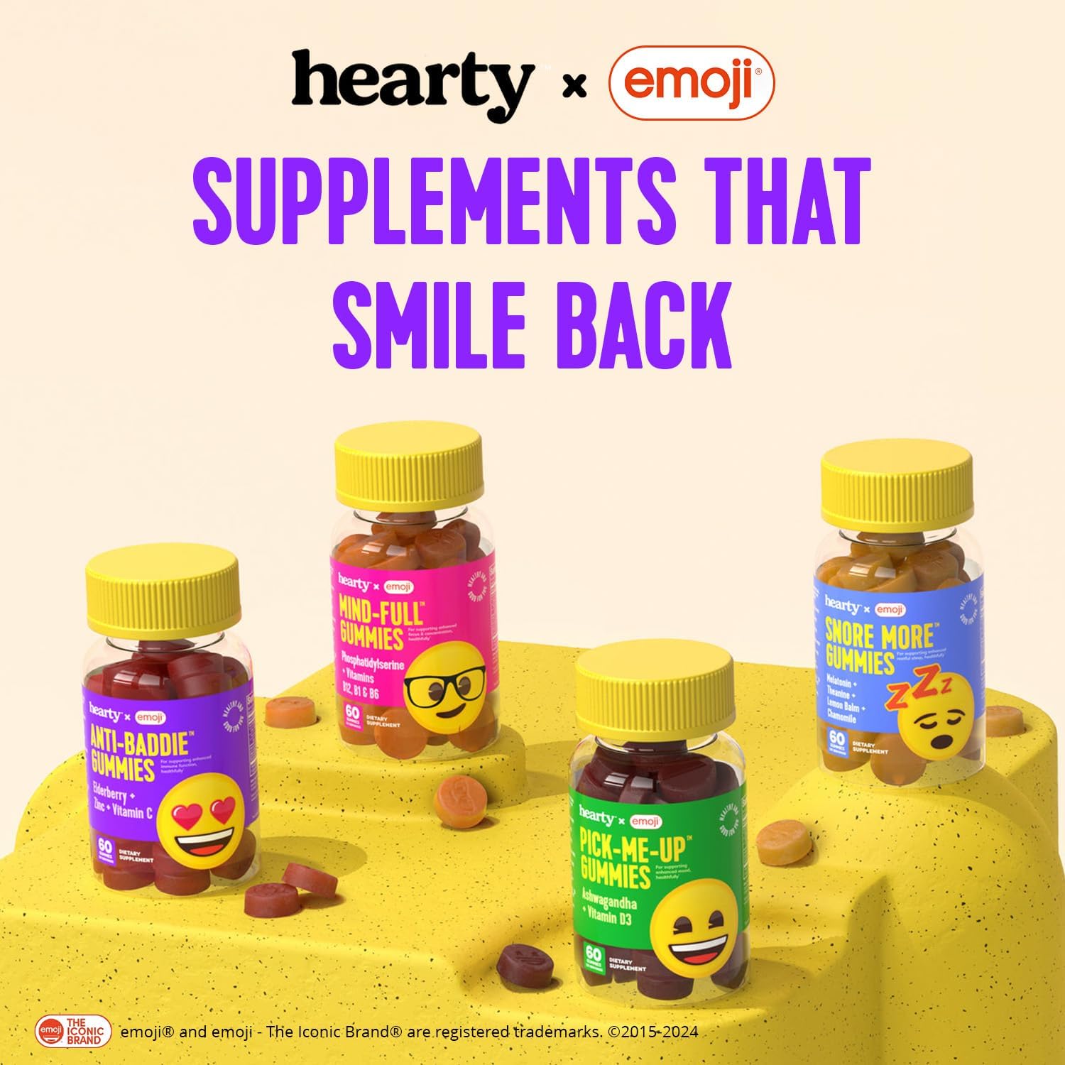 Elderberry, Zinc & Vitamin C Gummies for Immune Support, Non-GMO, 60 Count