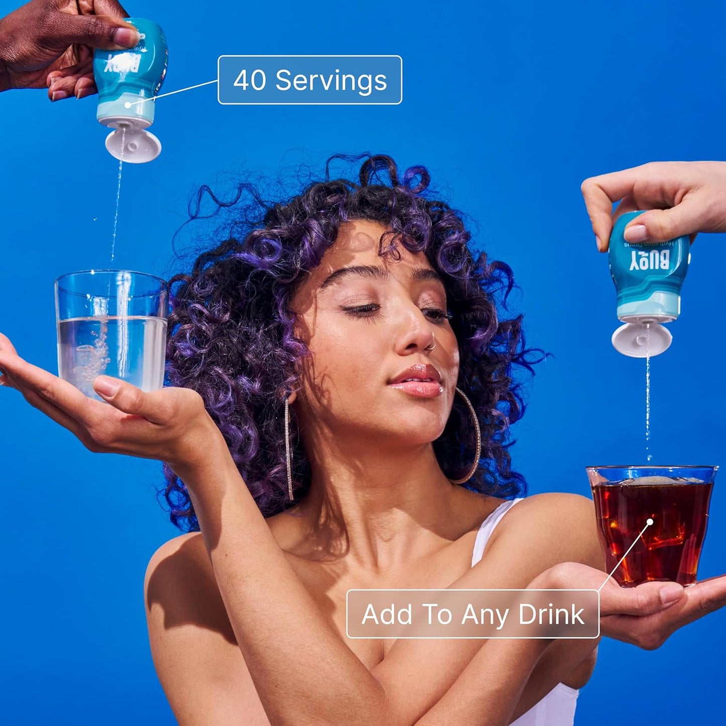 Electrolyte Drops Without Sugar or Sweeteners - Mineral, Vitamin & Antioxidant Blend for Hydration - Unflavored - 3 Pack