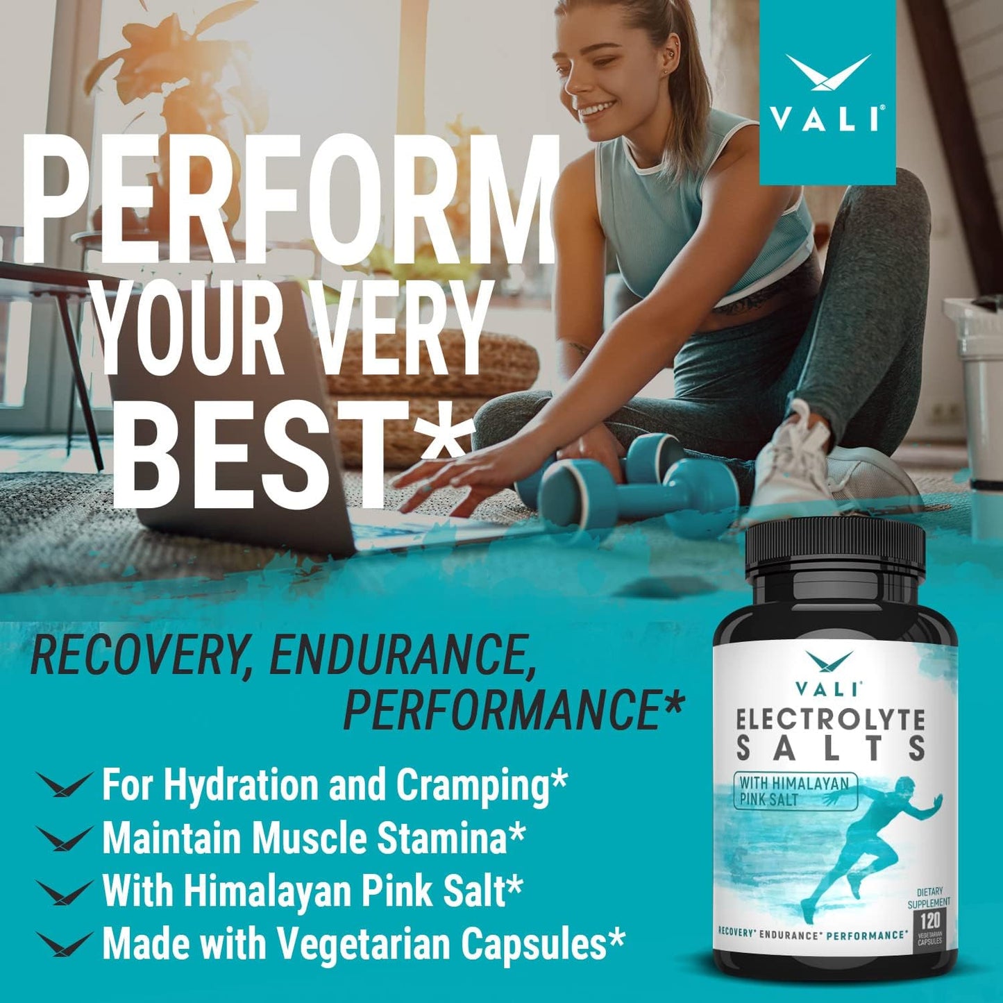 Electrolyte Salts Rapid Oral Rehydration Pills - Hydration Nutrition Supplement for Fast Recovery & Relief - Keto Mineral Tablets - 120 Capsules