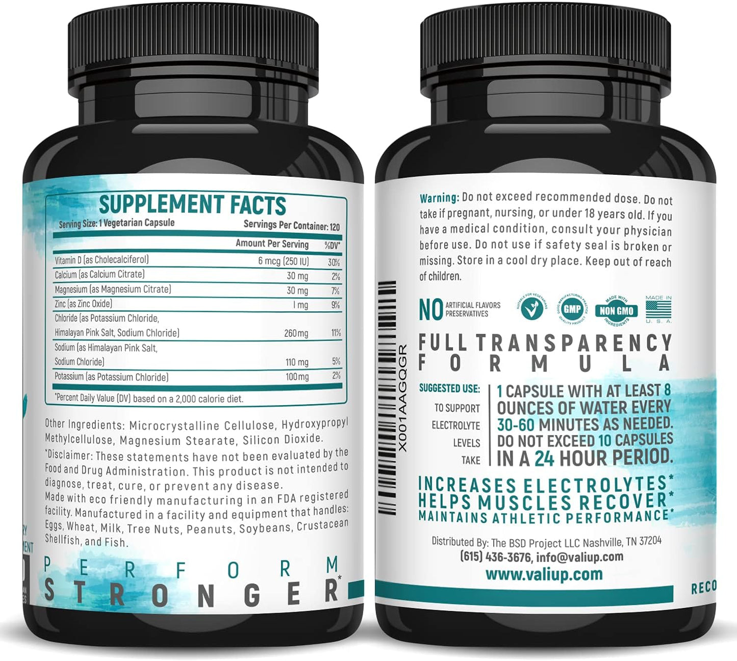 Electrolyte Salts Rapid Oral Rehydration Pills - Hydration Nutrition Supplement for Fast Recovery & Relief - Keto Mineral Tablets - 120 Capsules