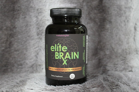 Elite BrainRx Cognitive Enhancer - All Natural Brain Supplement for Clarity, Memory, Mood, Focus & Intelligence - Scientifically Formulated Nootropic with Ginkgo Biloba - Elite Living 365